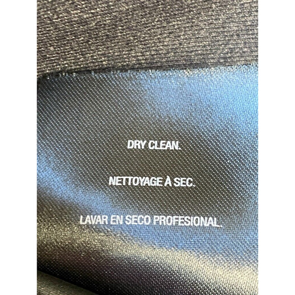 T Tahari Blazer Jacket Womens 8 Black Wool Lined Career Long Sleeve Collared - Picture 15 of 16